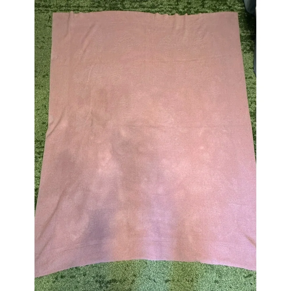 Jotex ROAR Tiger Throw Blanket Pink Organic Cotton Knit 50x62 India